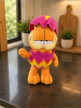 Easter Egg Garfield 7" Plush Doll Window Cling Suction Stuffed Animal